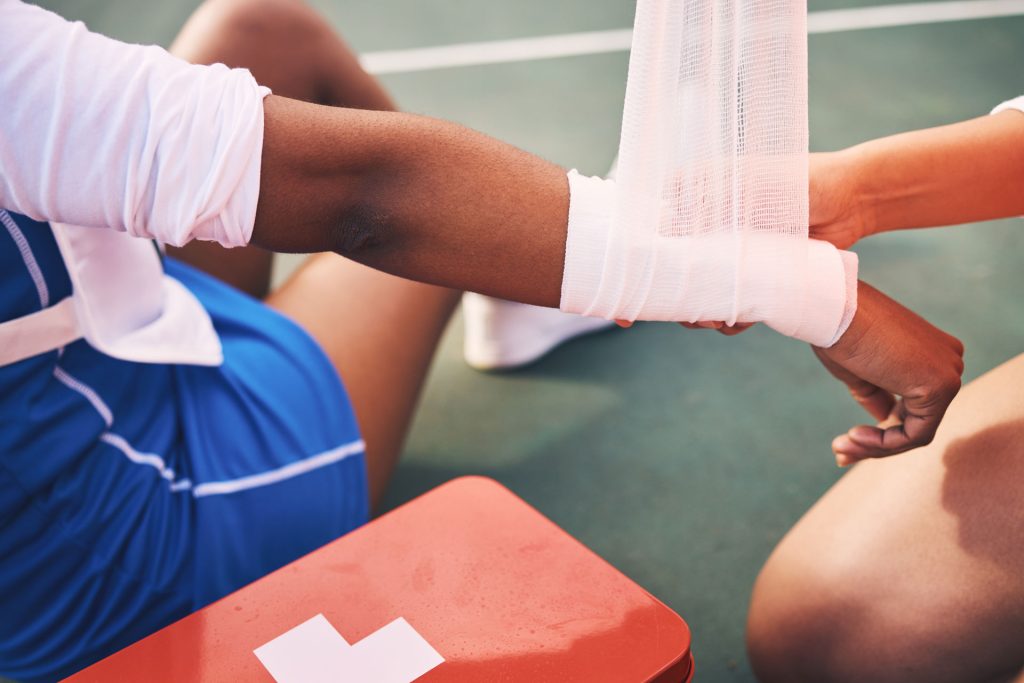 Sports Injury first aid.